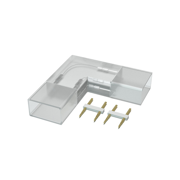 Комплект Г-образных коннекторов Apeyron для светодиодной ленты 220В smd2835 120д/м 5шт AC-05