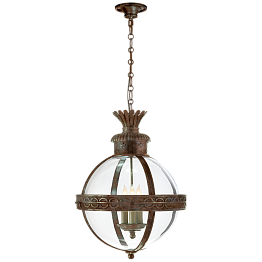 Потолочный светильник Visual Comfort Crown Top Globe CHC2111WVG-CG