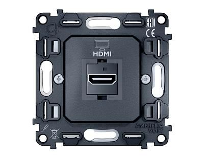 Механизм розетки HDMI 2.0 40V/500mA 2.0GHz 5-18Gbit/s QUANT VM222 Ambrella Volt