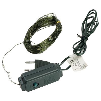 Светодиодная гирлянда Feron CL583 линейная Роса (на проволоке) 5000К c питанием от сети 220V 20м + с