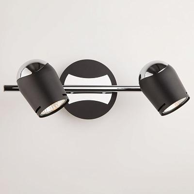 Спот Eurosvet Middle 20057/2 хром/черный