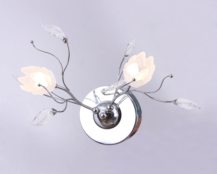 SL202.101.02 — Бра ST Luce, 2 плафона, белый, хром