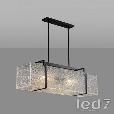 Светильник LED7 Future Lighting Loft Industry Modern - Crack Glass Square