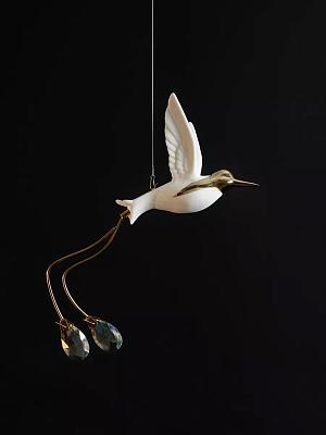 Декор керамический птичка Амазон Хоум ARGANA Mizien Polly one bird AMG007672