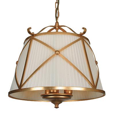 Люстра абажур Provence Lampshade Light Gold Chandelier 40.5553-3