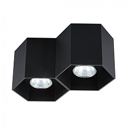 Светильник точечный Zumaline POLYGON CL2 20036-BK (black)