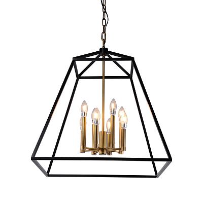 Люстра подвесная Gramercy Home Damo CH329-8-ABG