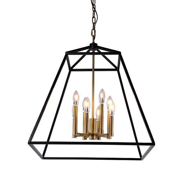 Люстра подвесная Gramercy Home Damo CH329-8-ABG