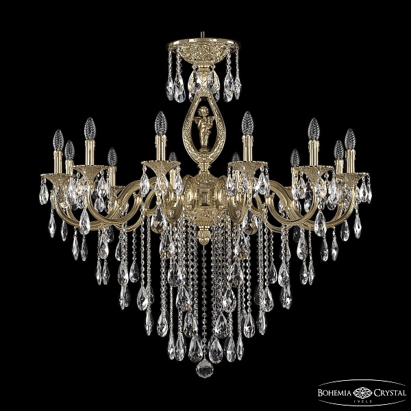 Люстра Bohemia Ivele Crystal 72401/12/360 B G FA10B