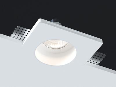 Светильник встраиваемый гипсовый Donolux Elementare DL270R1W