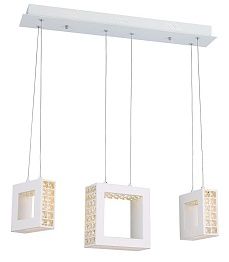 SL217.503.03 — Люстра подвесная ST Luce, 3 плафона, прозрачный, белый