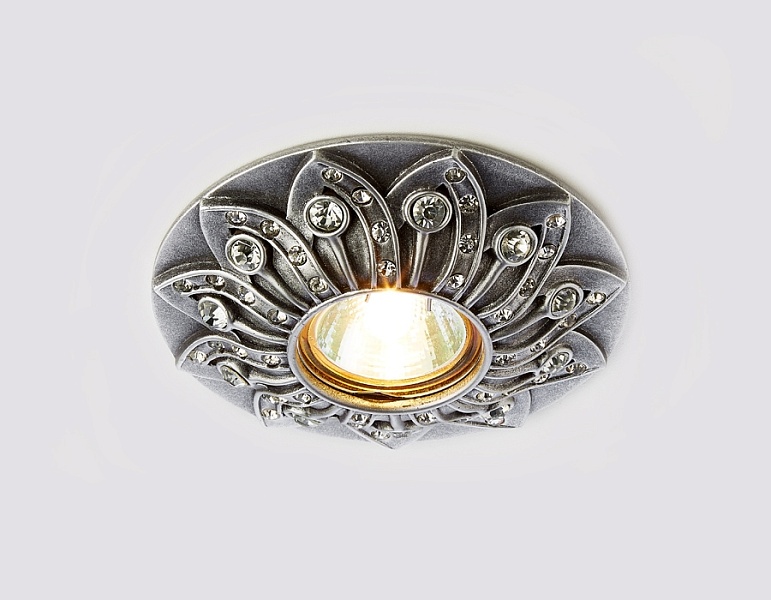 Встраиваемый точечный светильник MR16 из гипса Ambrella Light D4455 SL