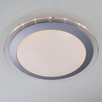 Потолочный светодиодный светильник с пультом ДУ Eurosvet Fusion 40002/1 LED матовое серебро