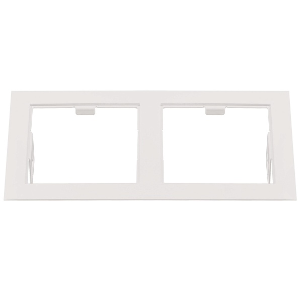 Рамка Lightstar DOMINO Double QUADRO MR16 белый 214526