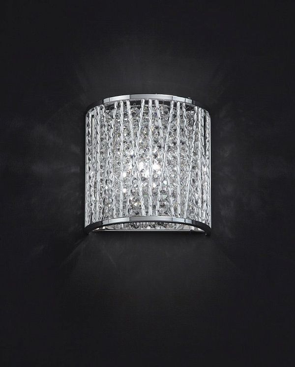SL775.001.01 — Светильник настенный хрустальный ST Luce, 1 плафон, хром, прозрачный