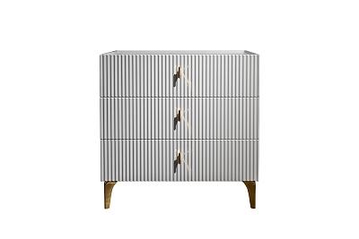 GD-000010 Комод Дориа(Doria) белый 74*40*76см