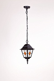 Светильник подвесной Oasis Light QUADRO M lead GLASS 79905MlgY Bl