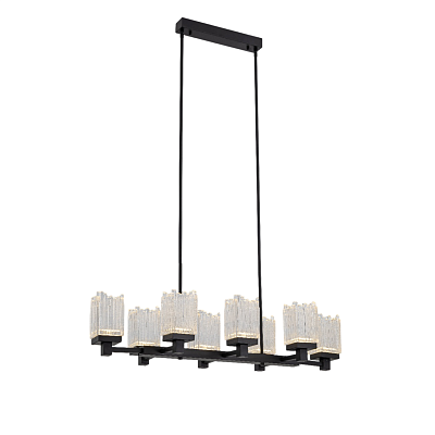 Подвесной светильник MD25020403-8B1 Matt black, LED/39.8W, 3000K dimmable Delight Collection