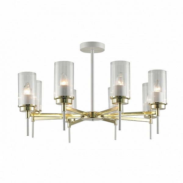 Люстра на штанге Escada 2139/8P E14*40W Gold