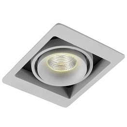 Встраиваемый светильник Donolux DL18615/01WW-SQ Silver Grey/Black