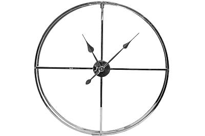 79MAL-5761-76NI Часы настенные цвет хром d76см