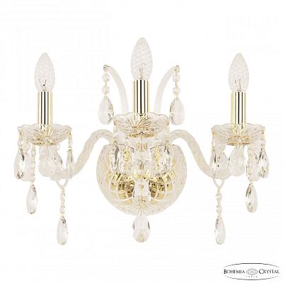 Бра хрустальные 105B/3/141 G Bohemia Ivele Crystal