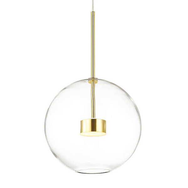 Подвесной светильник Transparent Bubble Pendant Gold One 40.3947-3