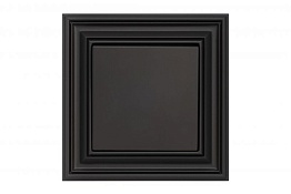 Выключатель 1 клавишный IP44 черный матовый LIREGUS RETRO 29-203