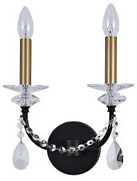 Бра Newport АНАСТАСИЯ 3972/A black+brass