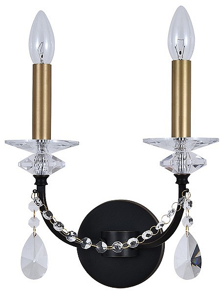 Бра Newport АНАСТАСИЯ 3972/A black+brass