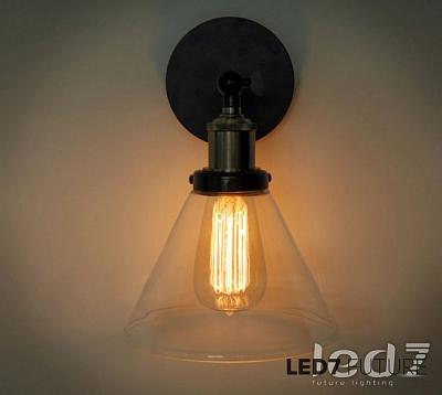 Светильник настенный LED7 Future Lighting Loft Industry Y glass wall 2