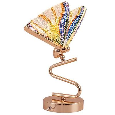 Ночник Butterfly Colored glass Table Lamp J