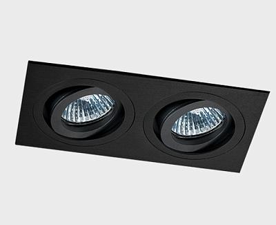 Встраиваемый светильник ITALLINE SAG203-4 black/black