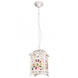 504-01-51 - Подвесная люстра N-Light (Италия), 1 лампа, белый