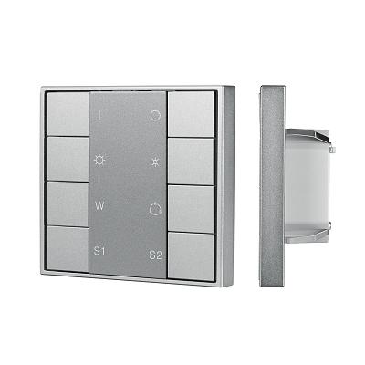 Кнопочная панель Arlight DALI-201-23-1G-2SC-RGBW-DT8-IN Silver (BUS, Frame) 048220