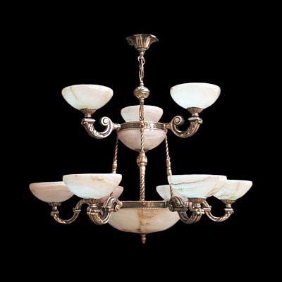 Люстра из камня НК-О-6+3+3 ДК (200)