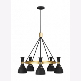 Люстра Generation Lighting Joan 5 EC1015MBK