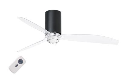 Люстра вентилятор Mini Tube Fan Matt Black 1L Faro Barcelona 32041-10FAR