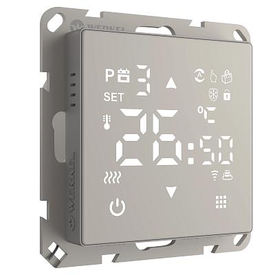 Умный сенсорный терморегулятор для теплого пола дымчатый W1151217 Werkel