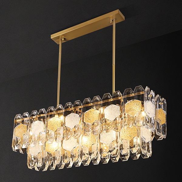 Люстра Oswalda Linear Chandelier | Длина 90см