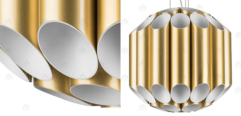 Люстра Garbi Gold Pipe Organ Chandelier 44 40.4795-3