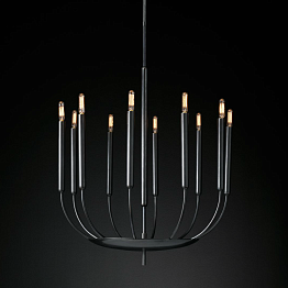 Люстра RH Quenouilles Round Chandelier black
