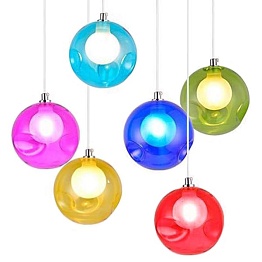 Подвесной светильник Bocci 28 multicolored bubbles single
  designed by Omer Arbel 40.1900 Loft-Concept