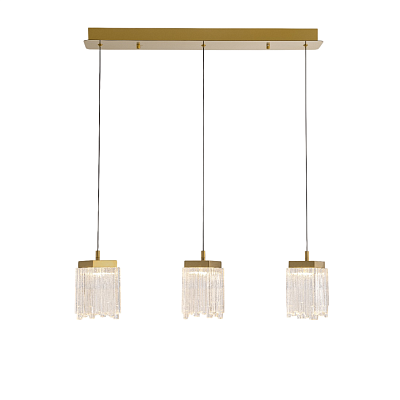 Подвесной светильник MD25020403-3B2 Satin gold, LED/16.4W, 3000K dimmable Delight Collection