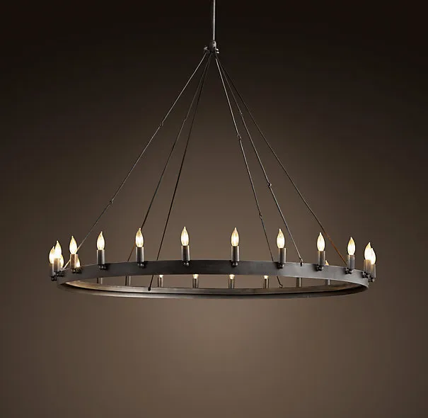 Люстра Loft Vintage Chandelier Camino Round 21 RH21647