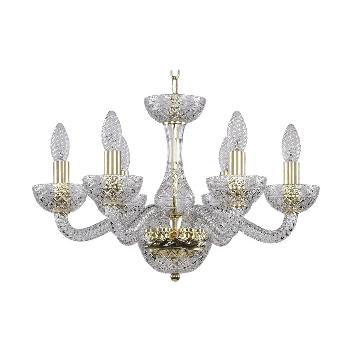 Люстра Bohemia Ivele Crystal 1311/6/165 G Cl/Clear/M-1F