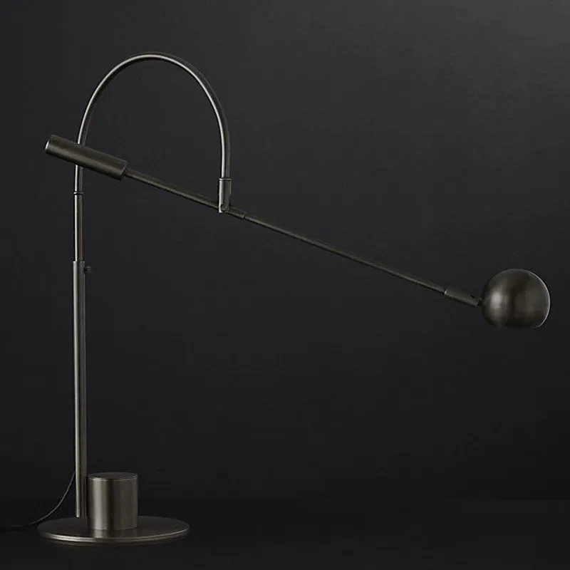 Настольная лампа Restoration Hardware ORBITER II desk lamp Black