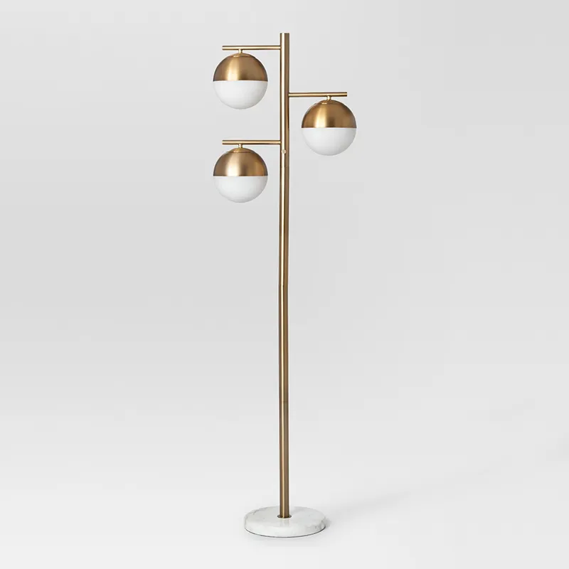 Торшер Geneva Glass Floor Lamp Triple Loft Concept 41.114-0