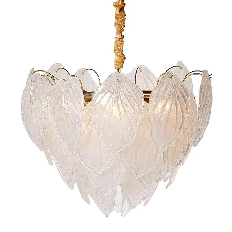 Люстра Textured Glass Chandelier Petal 8 40.3574