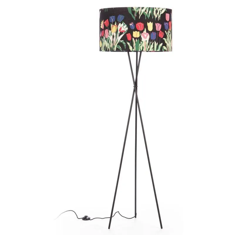 Торшер Colored Lampshade Tulips Floor Lamp